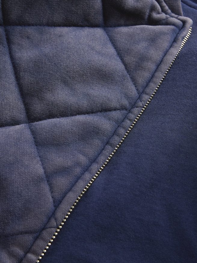 ヴィンテージソフト キルティング ボンバージャケット-3