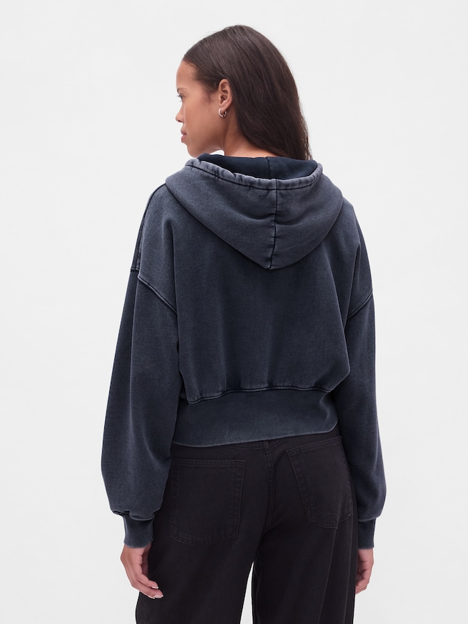 ヴィンテージソフト 1969 GAPロゴ ジップアップパーカー-2