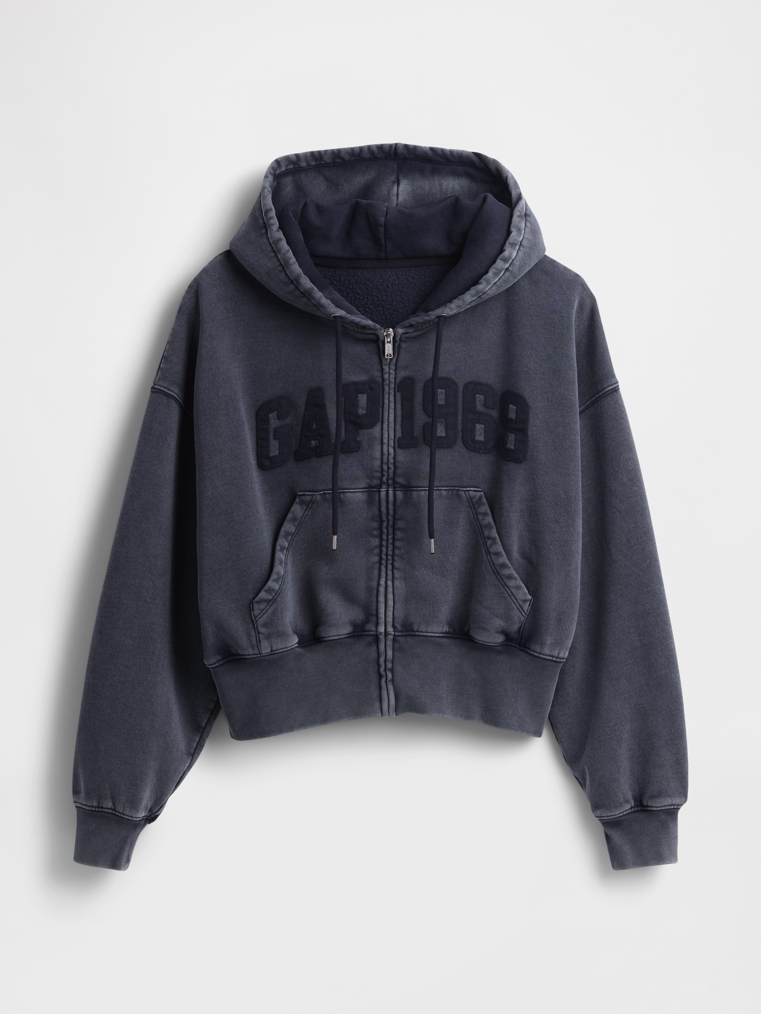完売品 GAP 1969 ロゴ ジップアップパーカー Gap公式オンラインストア | ヴィンテージソフト GAP1969ロゴ ジップ