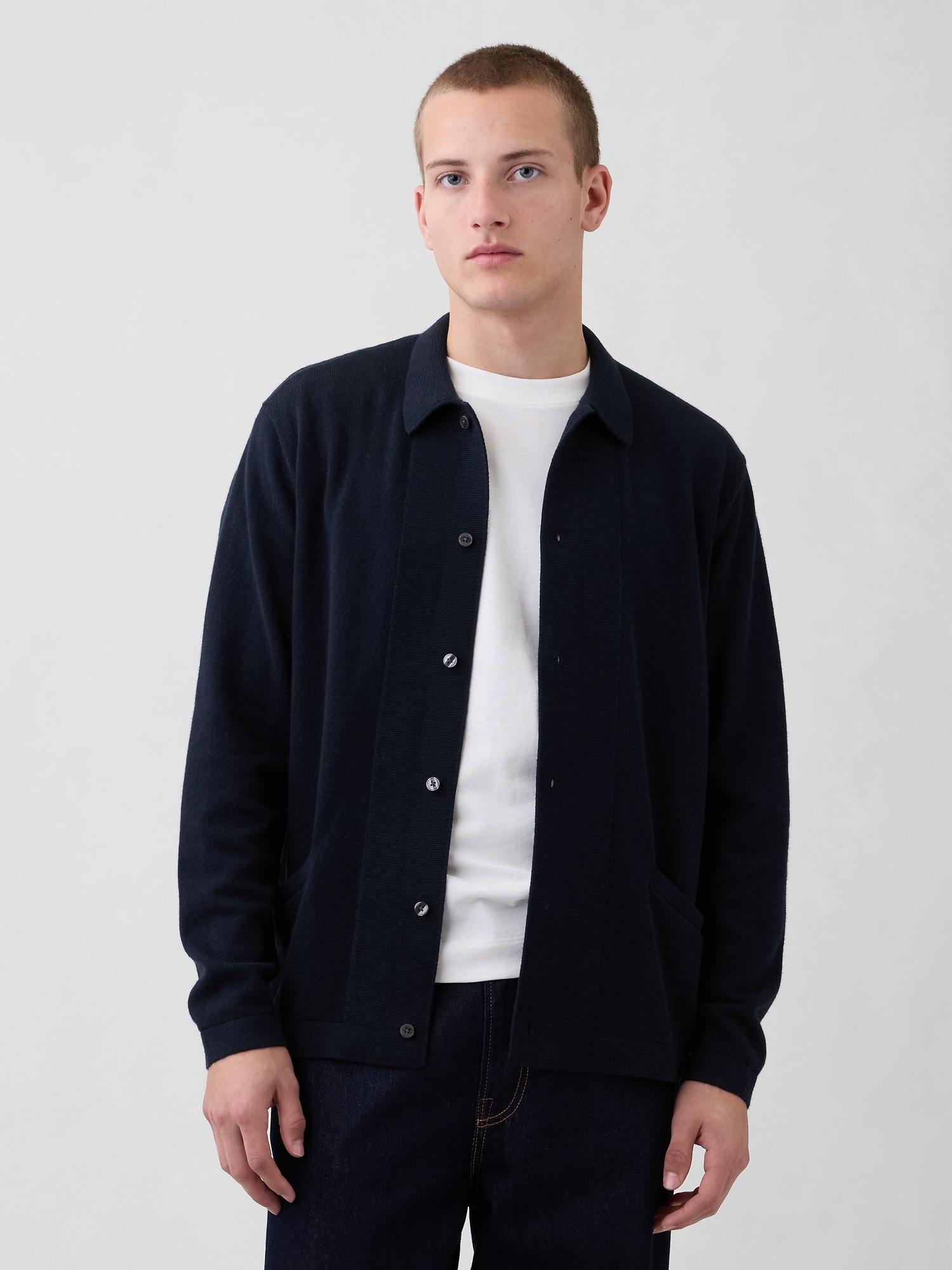 Relaxed Cardigan Sweater