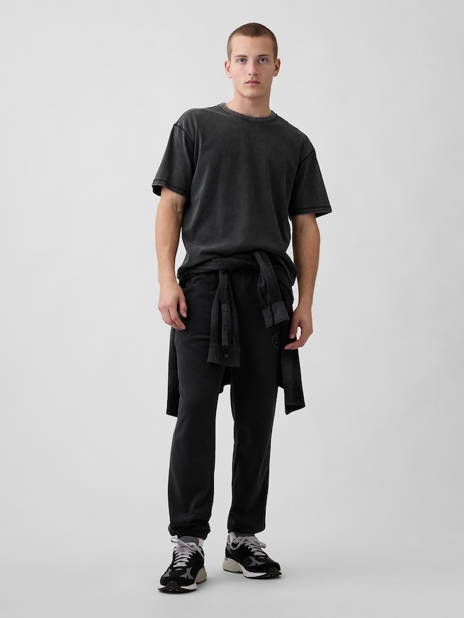 ヴィンテージソフト フレンチテリー GAPロゴ リラックスフィット ジョガーパンツ-3