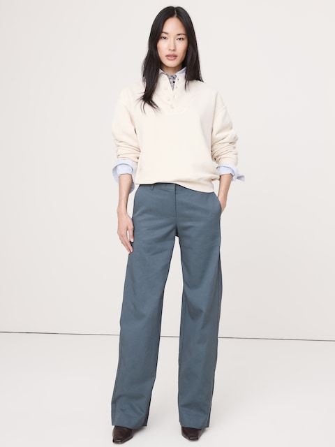 LE PANTALON À JAMBE LARGE DE TOUS LES JOURS