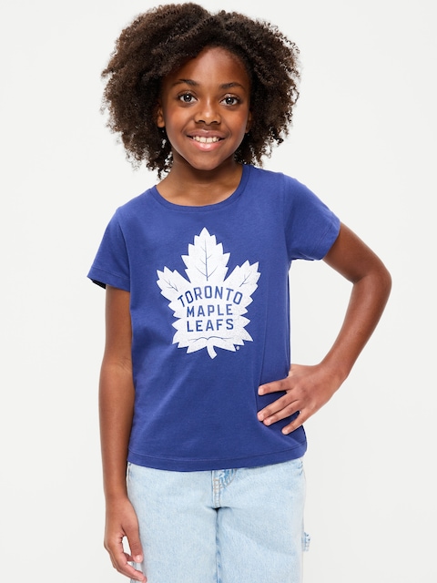 T-SHIRT À IMPRIMÉ DE LA LNH POUR FILLE