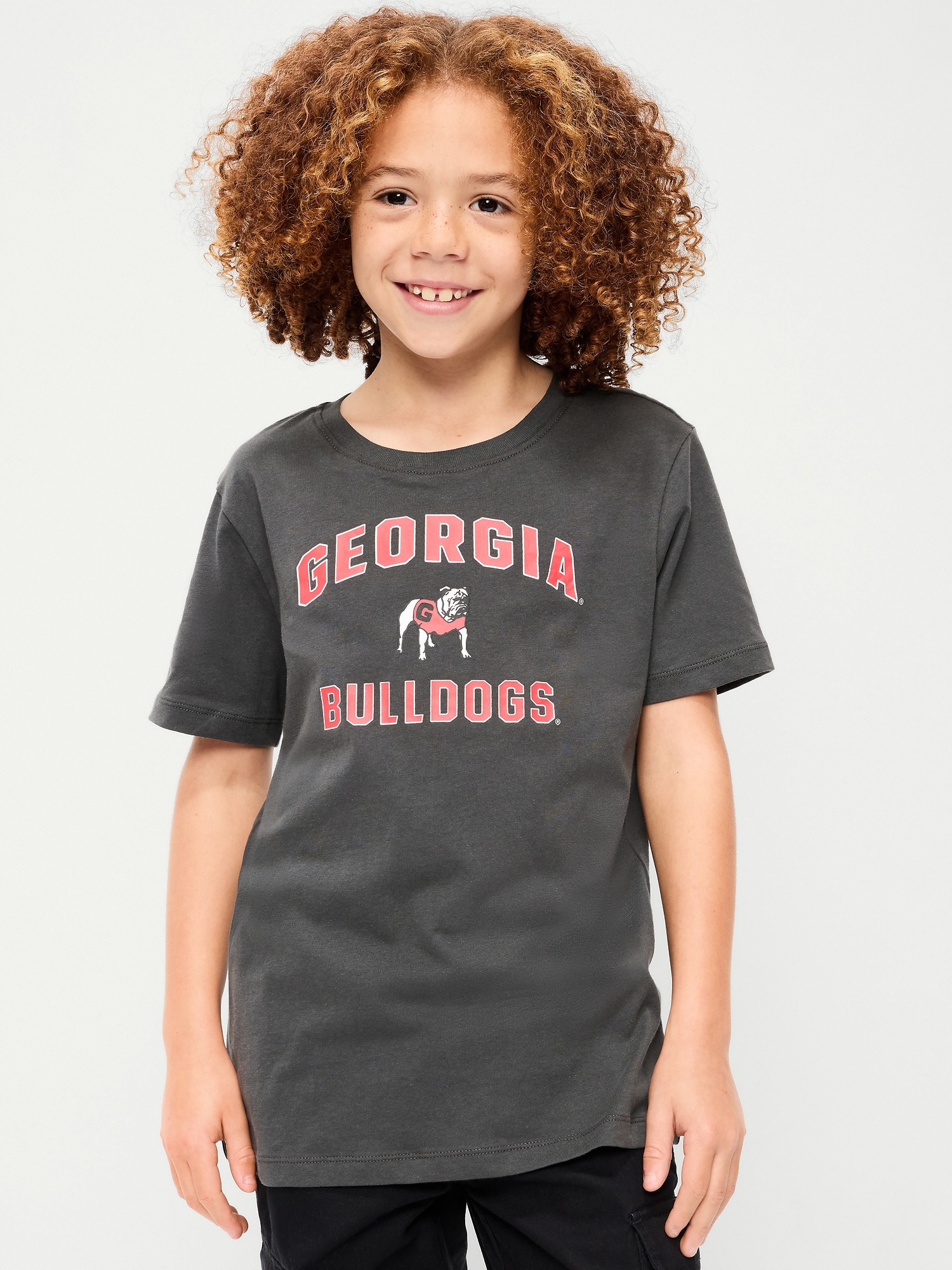 College Graphic Gender-Neutral T-Shirt for Kids