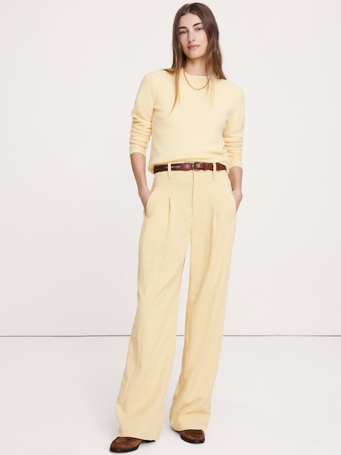 PANTALON UTILITAIRE À JAMBE LARGE CLASSIQUE