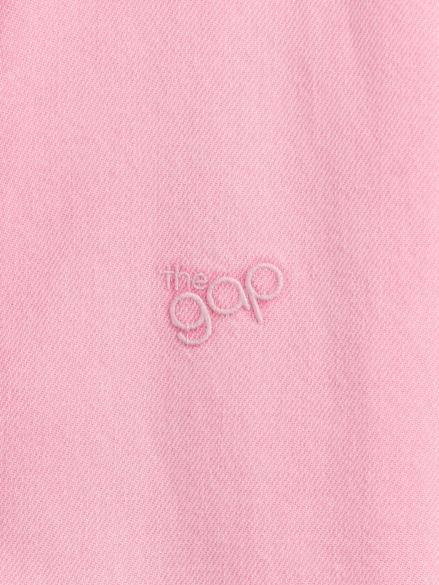 ウルトラソフトデニム GAPロゴシャツ-3