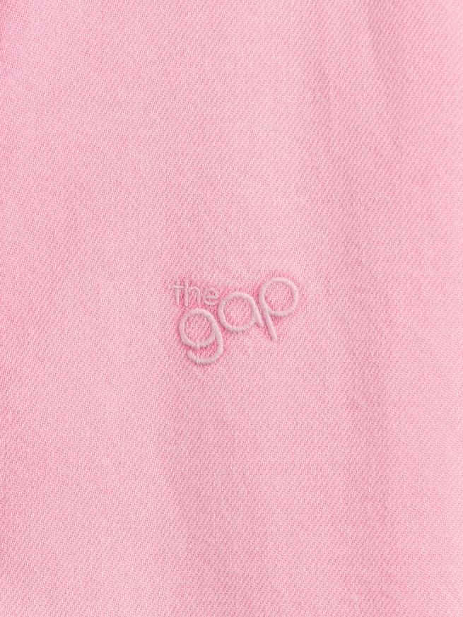 ウルトラソフトデニム GAPロゴシャツ-3