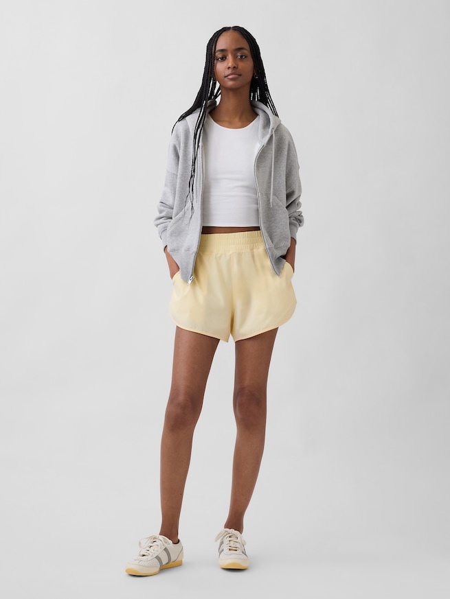 GapFit テック ハイライズ ランニング ショートパンツ-4