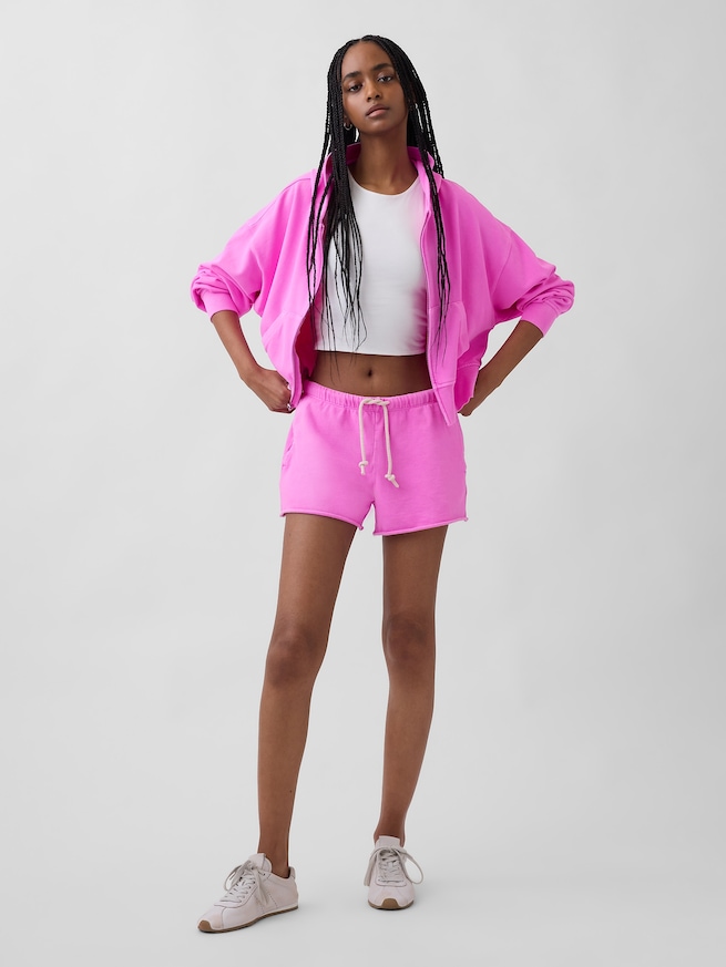 3.5" ヴィンテージソフト フレンチテリー リラックスフィット スウェットショートパンツ-0