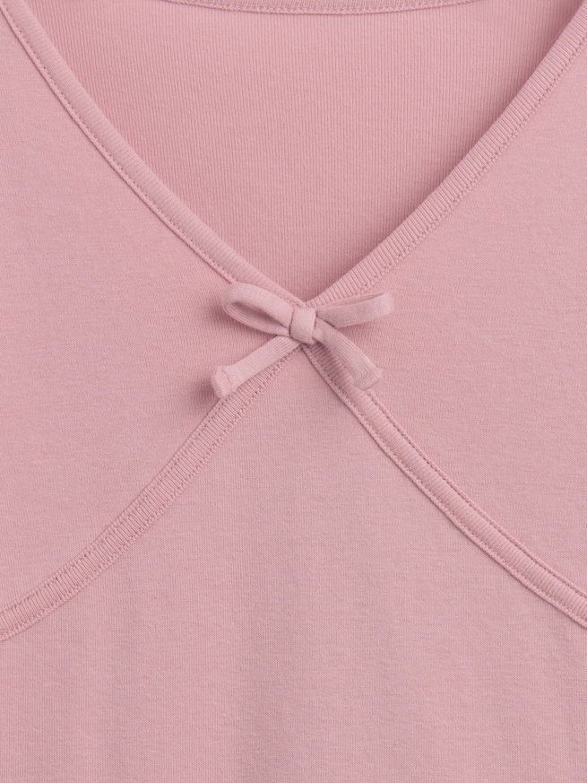 フロントクロス リボンTシャツ-3