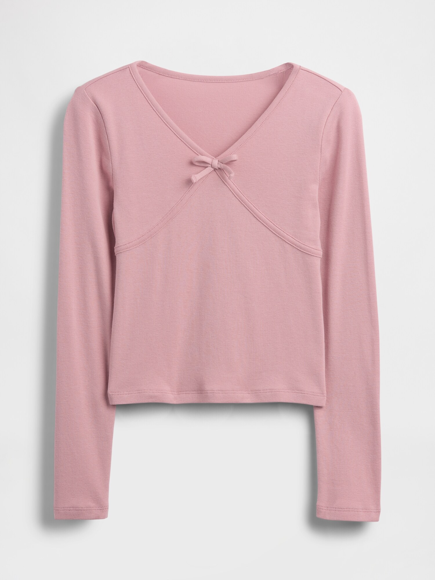 フロントクロス リボンTシャツ-1