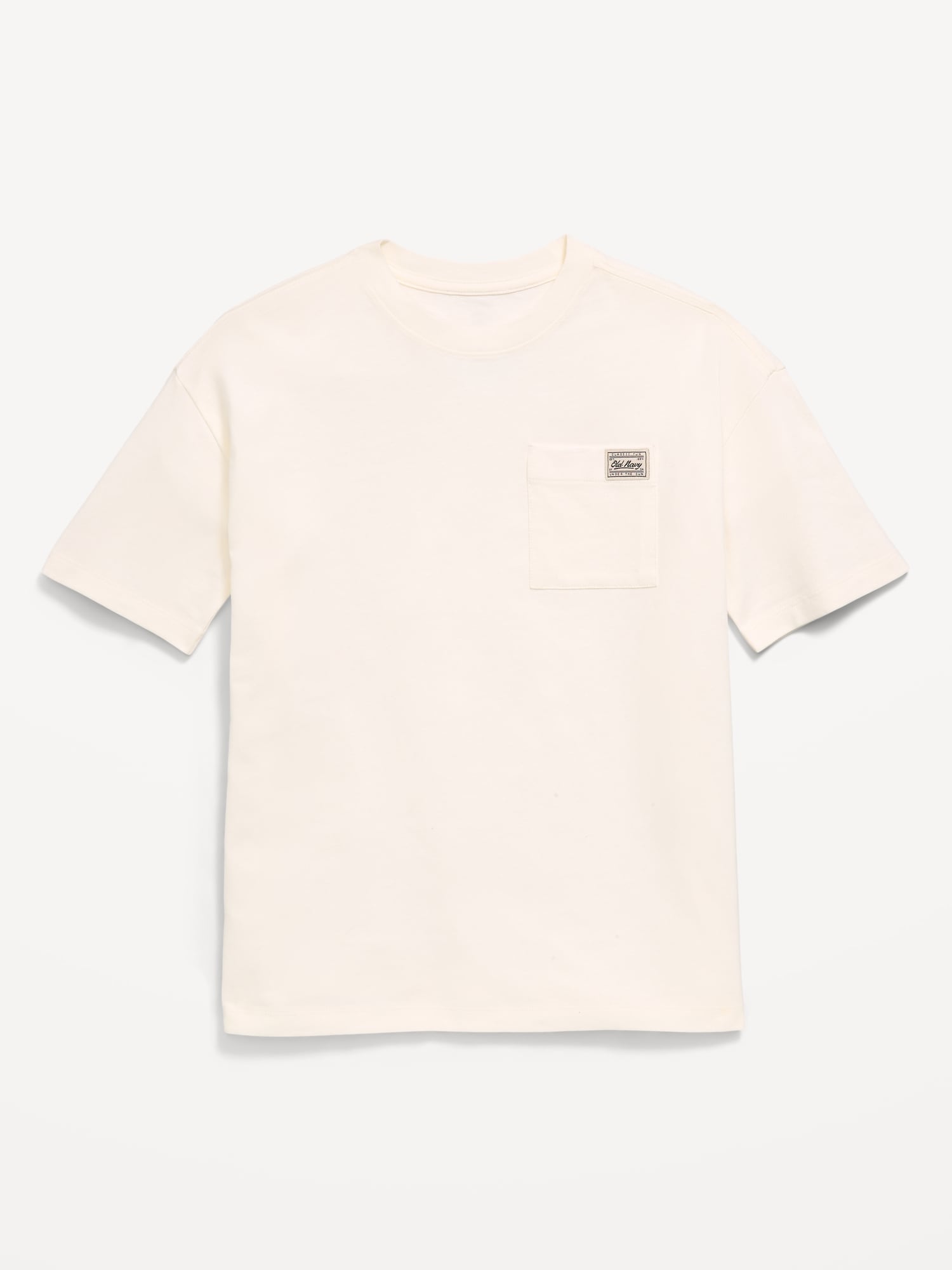 T-SHIRT SURDIMENSIONNÉ À POCHE À LOGO IMPRIMÉ POUR GARÇON