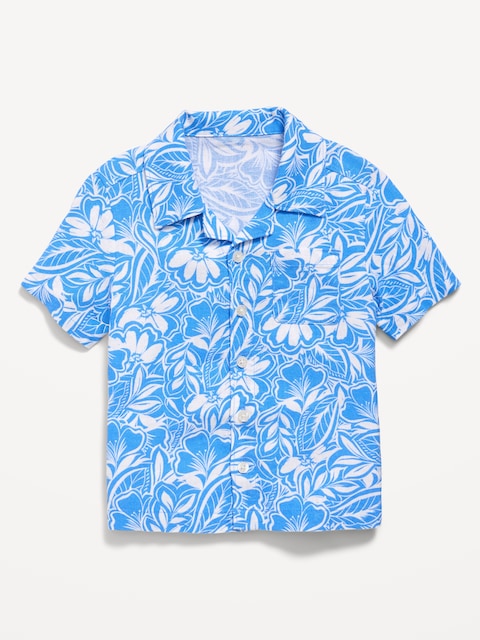 CHEMISE À POCHES ET À MANCHES COURTES POUR TOUT-PETIT