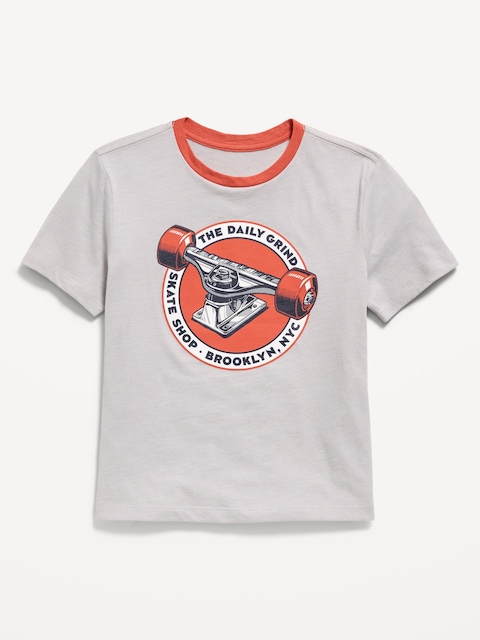 T-SHIRT À MANCHES COURTES À IMPRIMÉ POUR GARÇON