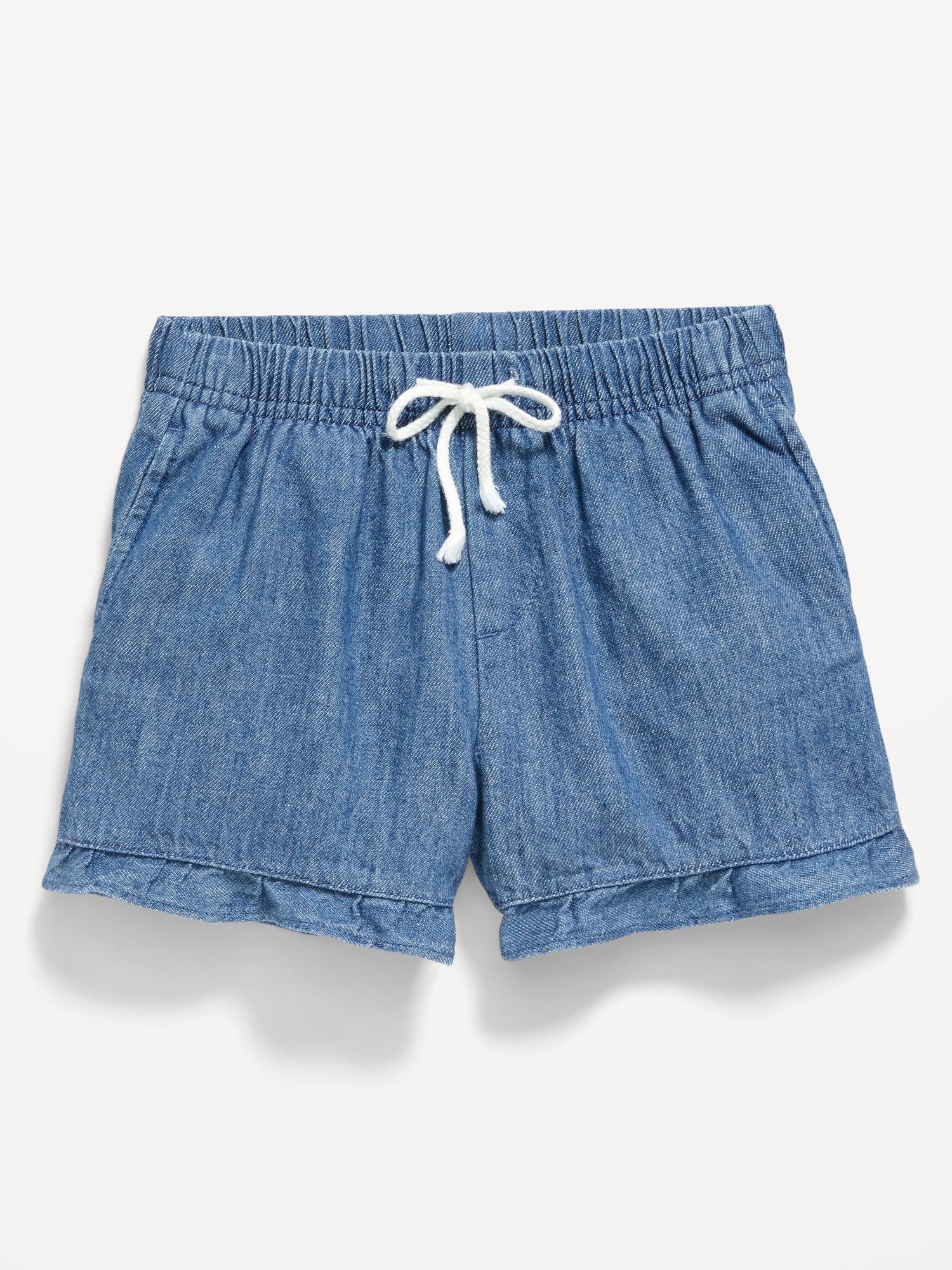 SHORT EN DENIM À VOLANTS POUR TOUTE-PETITE