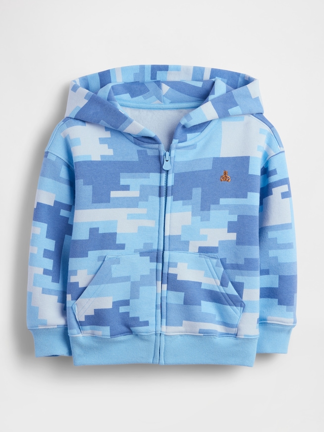 ヴィンテージソフト カモフラージュ ジップアップパーカー (幼児・ベビー)-2