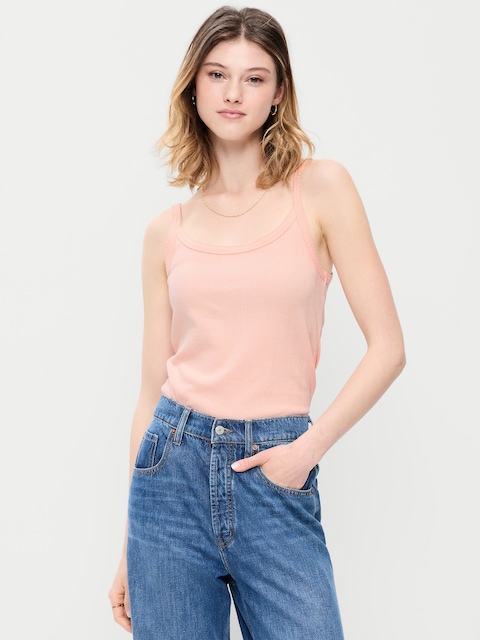 Pointelle Cami Tank Top