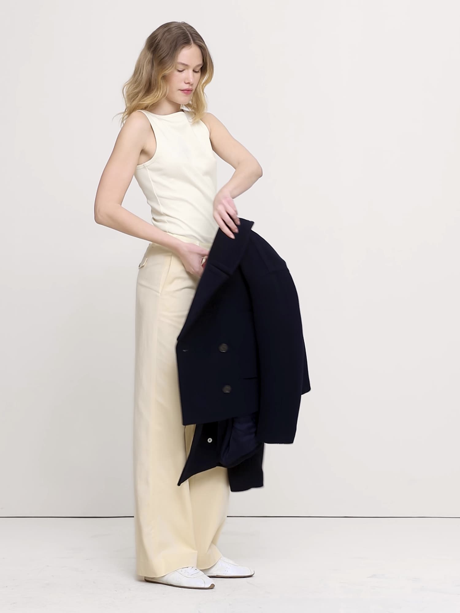 エブリデイ ワイドレッグ パンツ-5