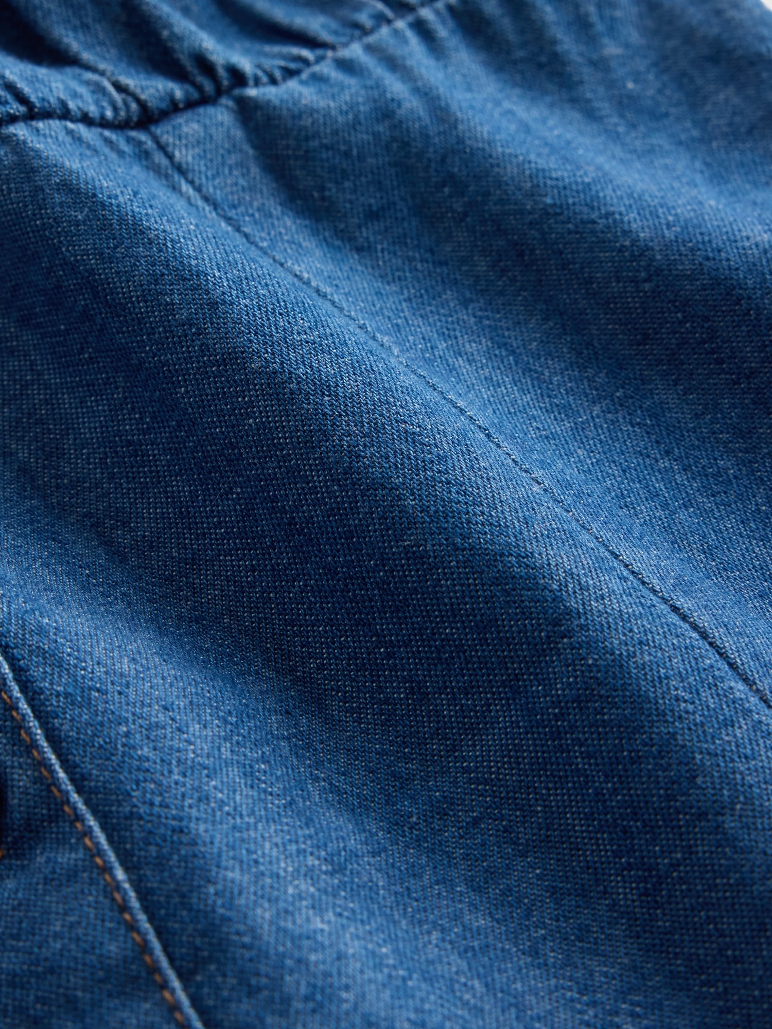 デニム ドロップウエスト ワンピース (キッズ)-3