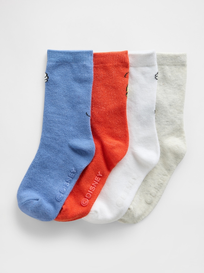Gap &times; ディズニー ミッキーマウス クルーソックス 4足セット (幼児)-1