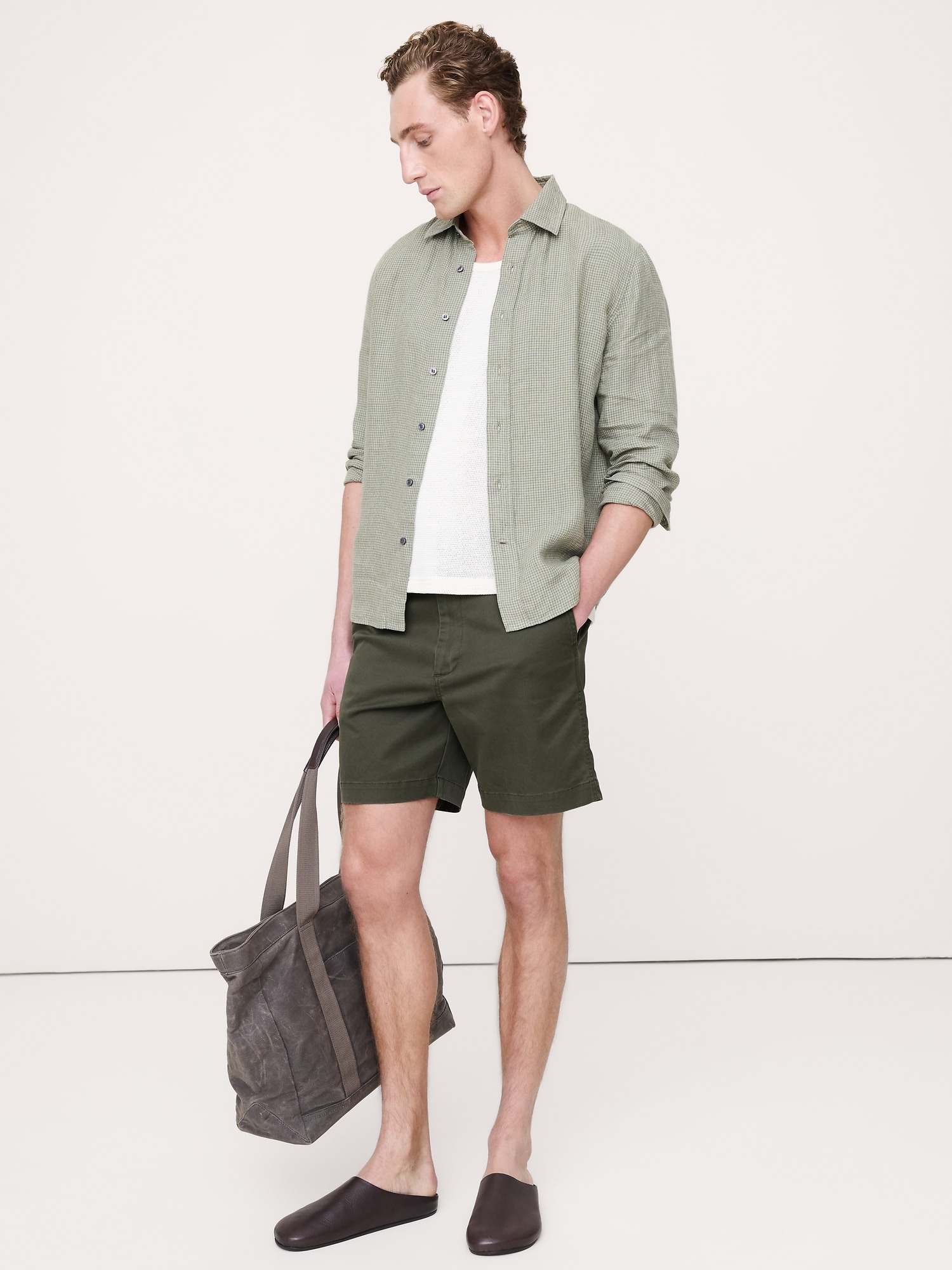 SHORT EN CHINO RODÉ 18 CM