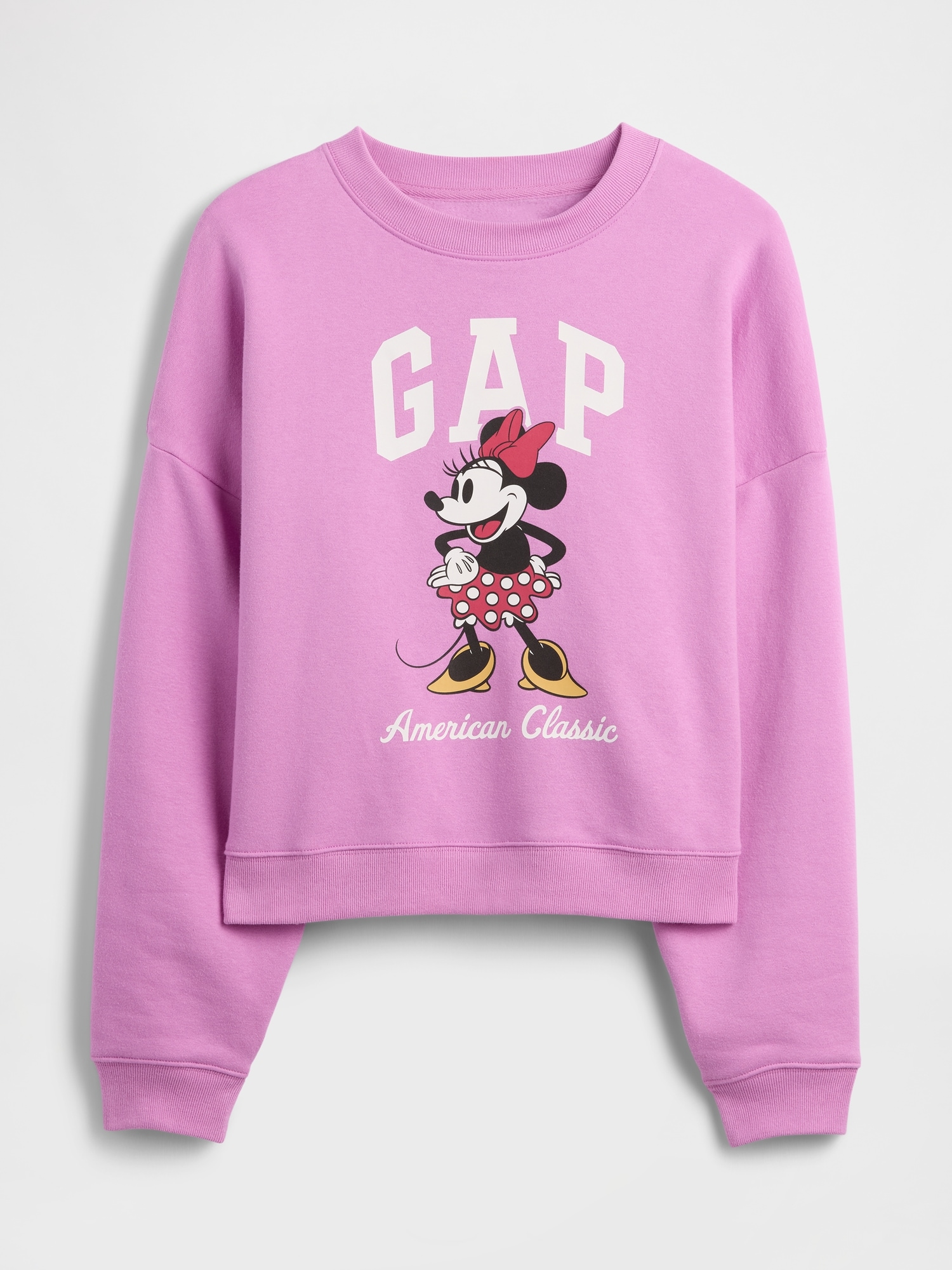 Gap &times; ディズニー ミニーマウス オーバーサイズ GAPロゴ スウェットシャツ-3