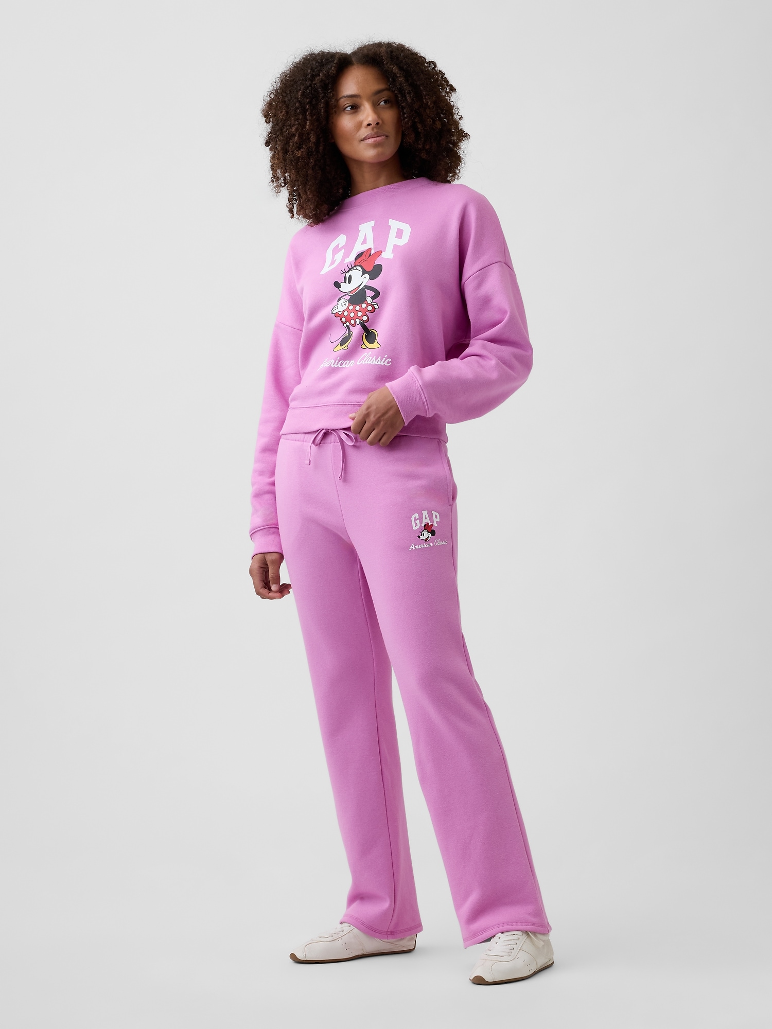 Gap &times; ディズニー ミニーマウス オーバーサイズ GAPロゴ スウェットシャツ-2