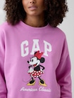Gap &times; ディズニー ミニーマウス オーバーサイズ GAPロゴ スウェットシャツ-4