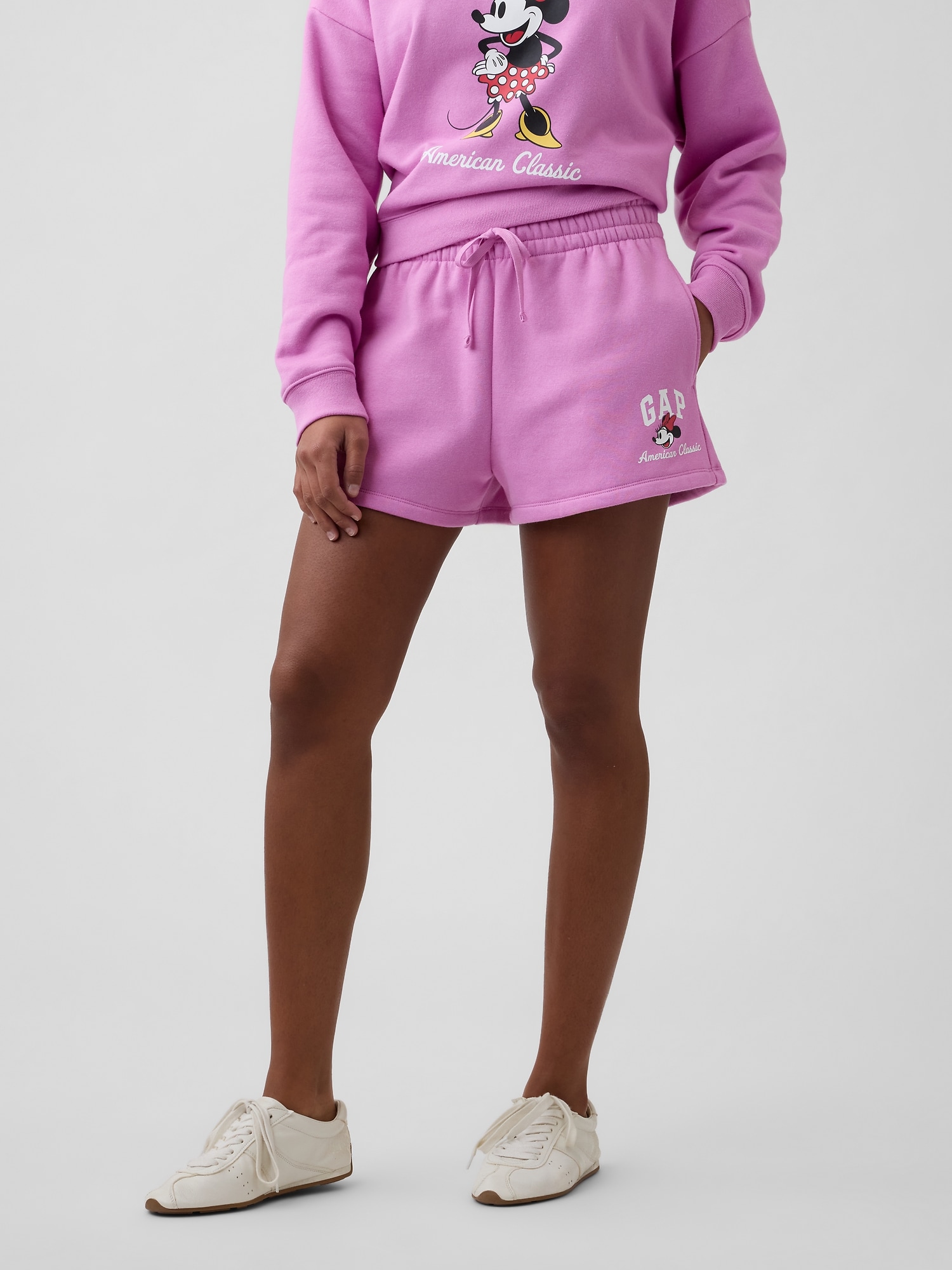 Gap &times; ディズニー ミニーマウス GAPロゴ ショートパンツ-2