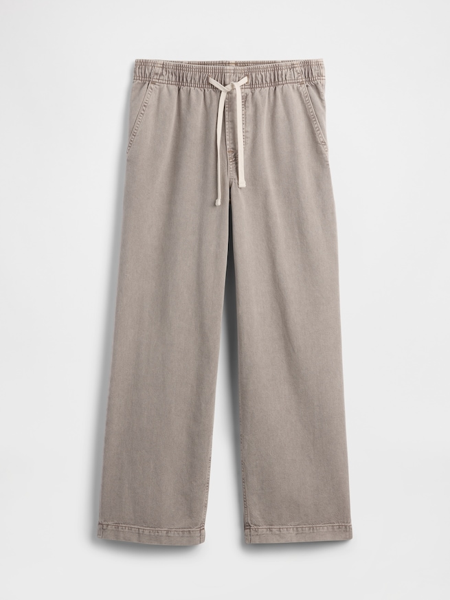 ハイライズ プルオン ワイドデニム-3