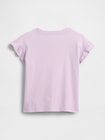 babyGap ラッフルフリル 3DグラフィックTシャツ-1