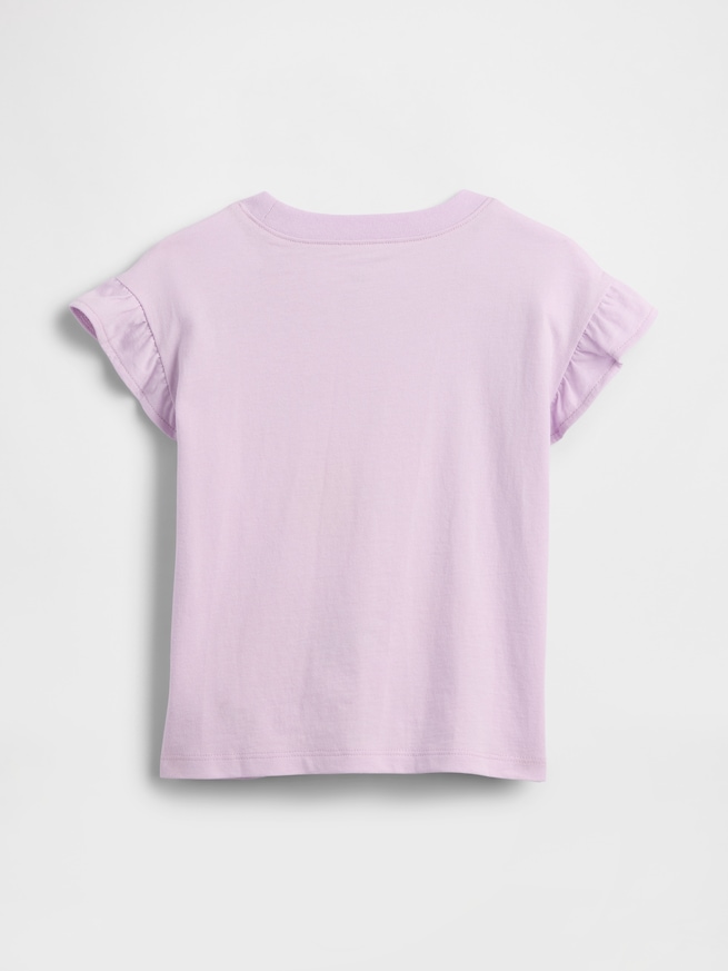 babyGap ラッフルフリル 3DグラフィックTシャツ-1