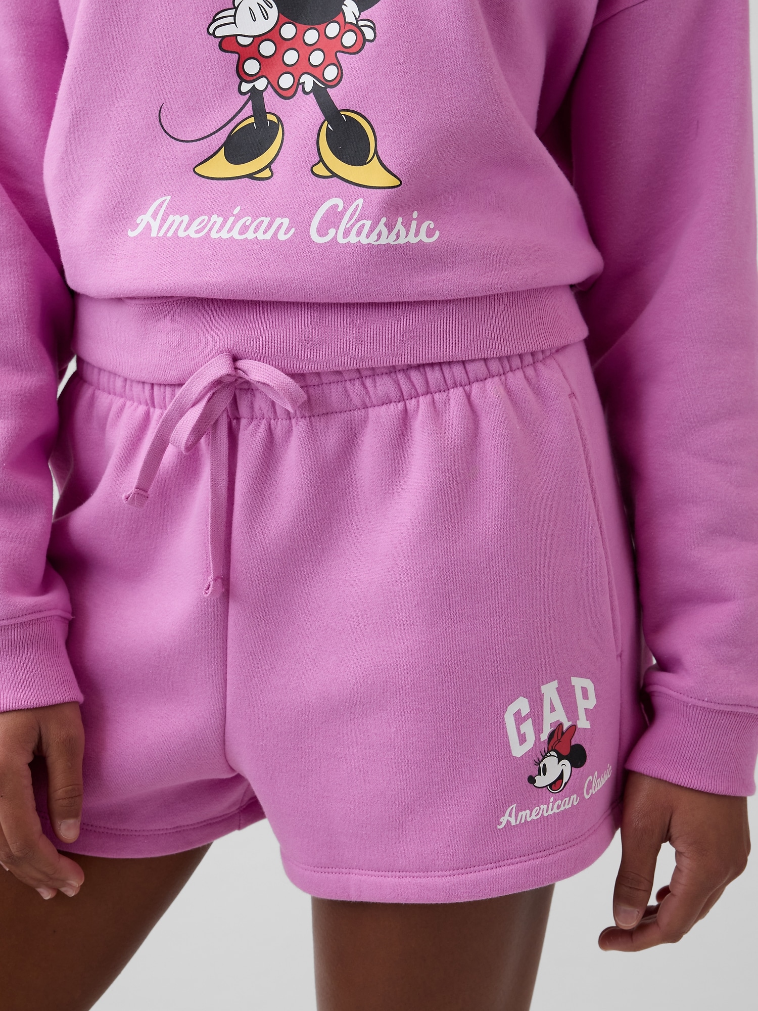 Gap &times; ディズニー ミニーマウス GAPロゴ ショートパンツ-4