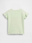 babyGap ラッフルフリル 3DグラフィックTシャツ-1