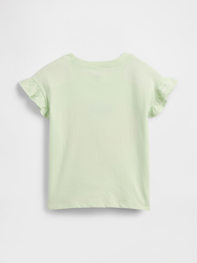 babyGap ラッフルフリル 3DグラフィックTシャツ-1