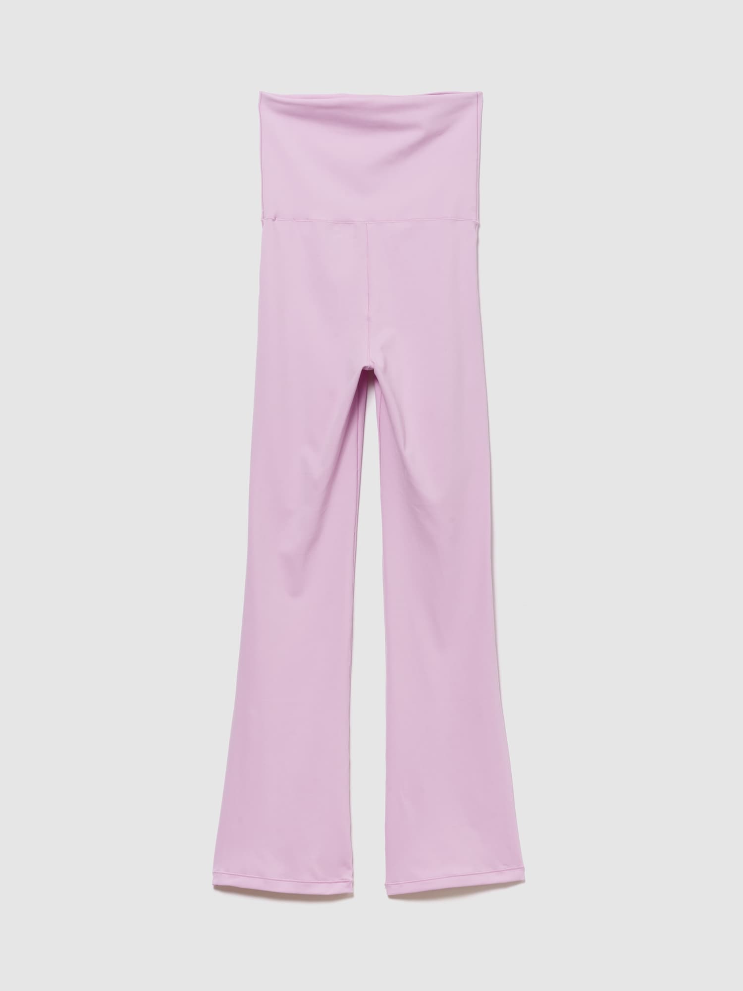 GapFit スムーズ フォールドオーバー ミニフレアレギンス-2