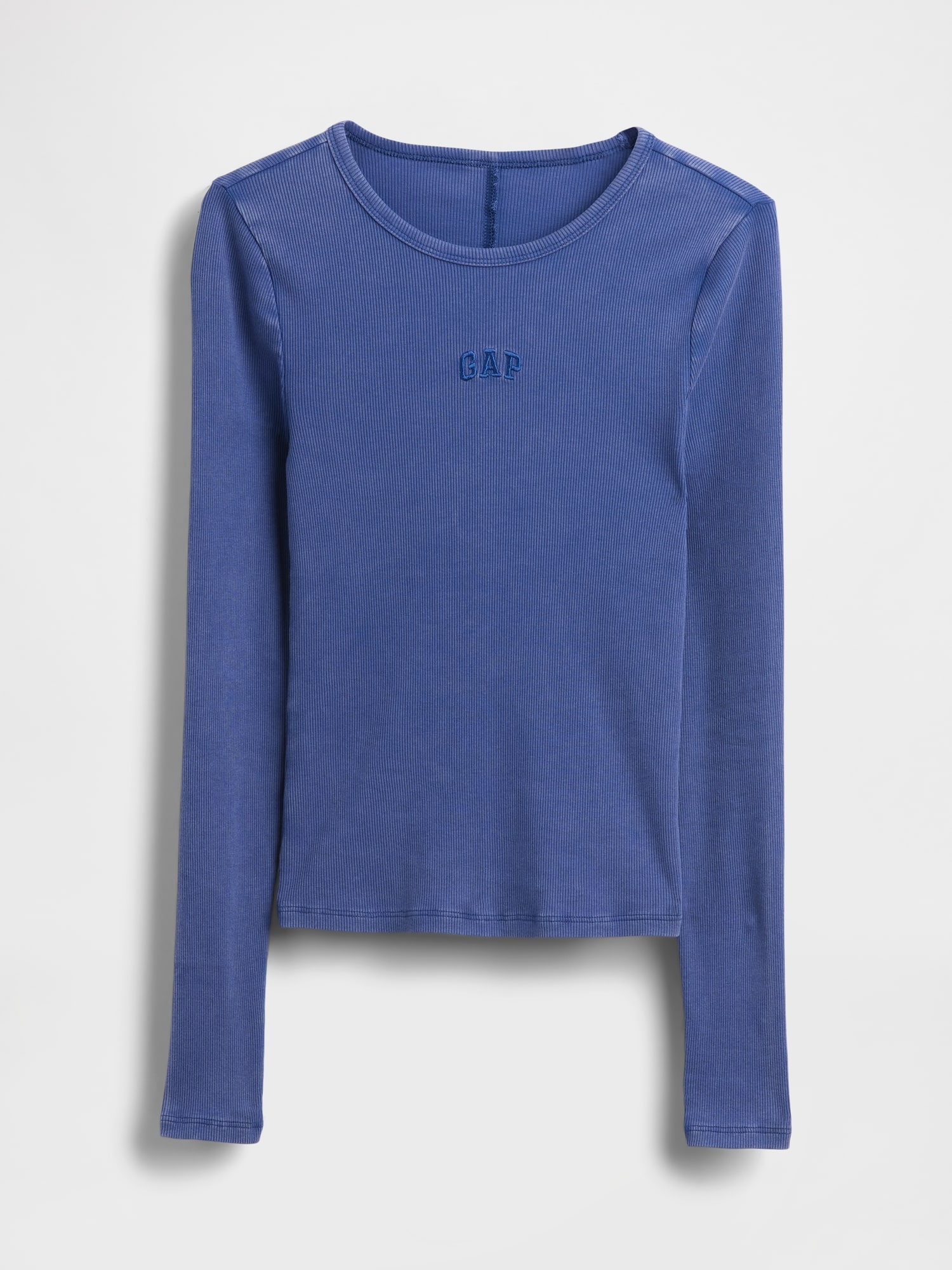 リブ クロップド GAPロゴTシャツ-5