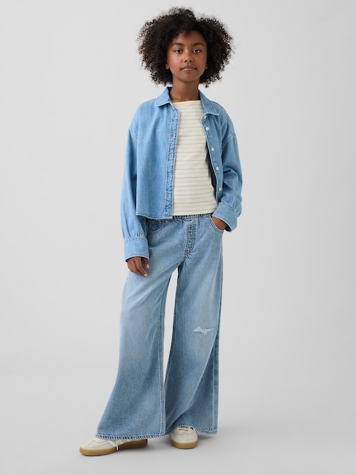 ウルトラソフト ローライズ バギーデニム (キッズ)