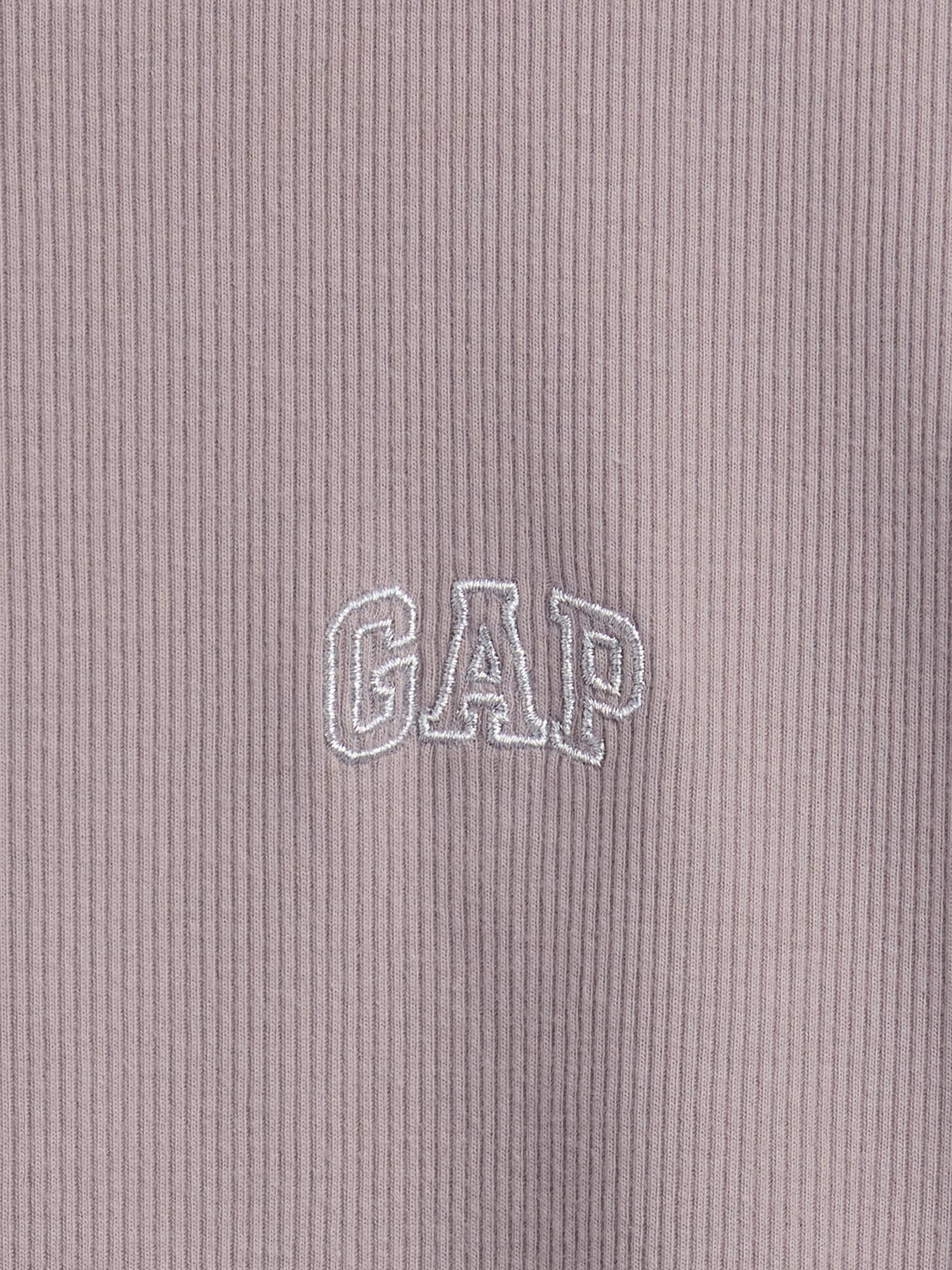 リブ GAPロゴ チビTシャツ-4