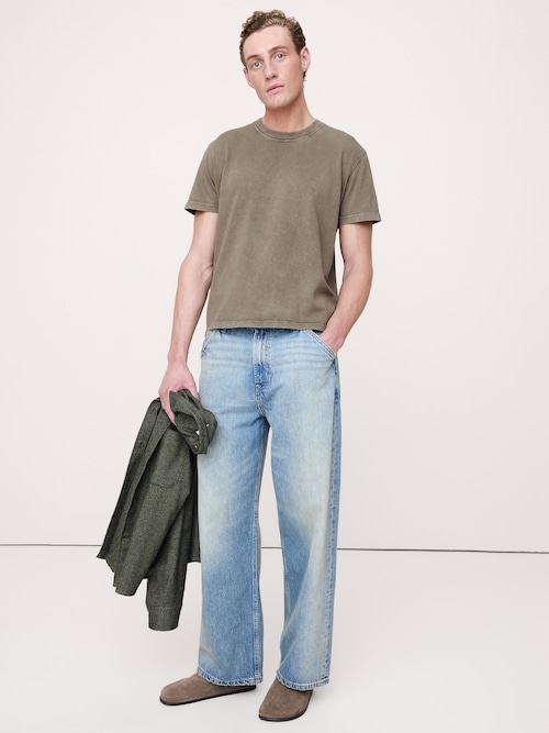 ヘリテージ コットンスラブ クルーネックTシャツ