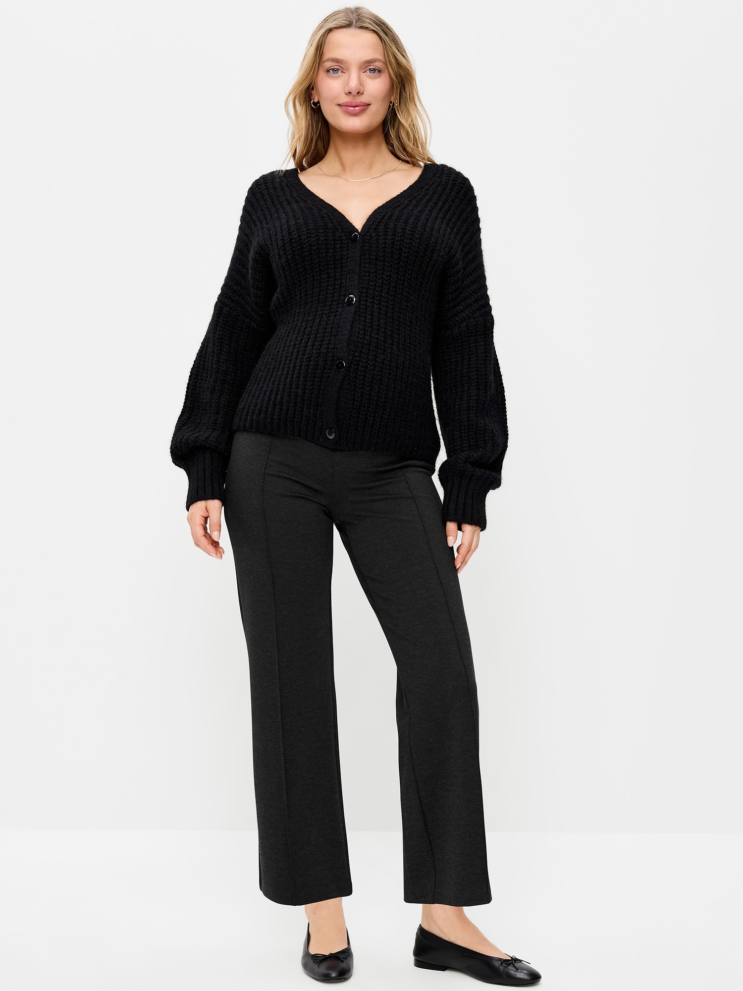 Pantalon Stevie droit à panneau couvrant de maternit