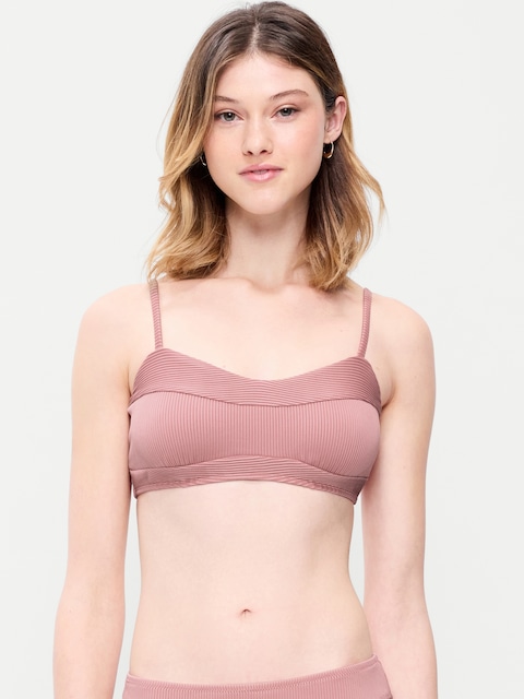 Ribbed Bra Bikini Swim Top