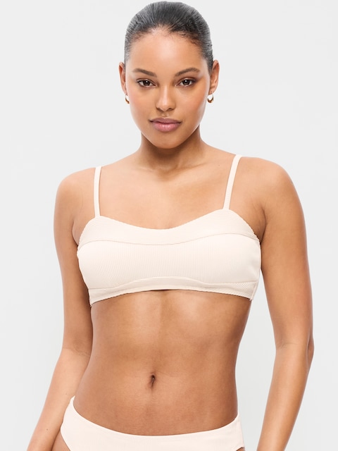 Ribbed Bra Bikini Swim Top