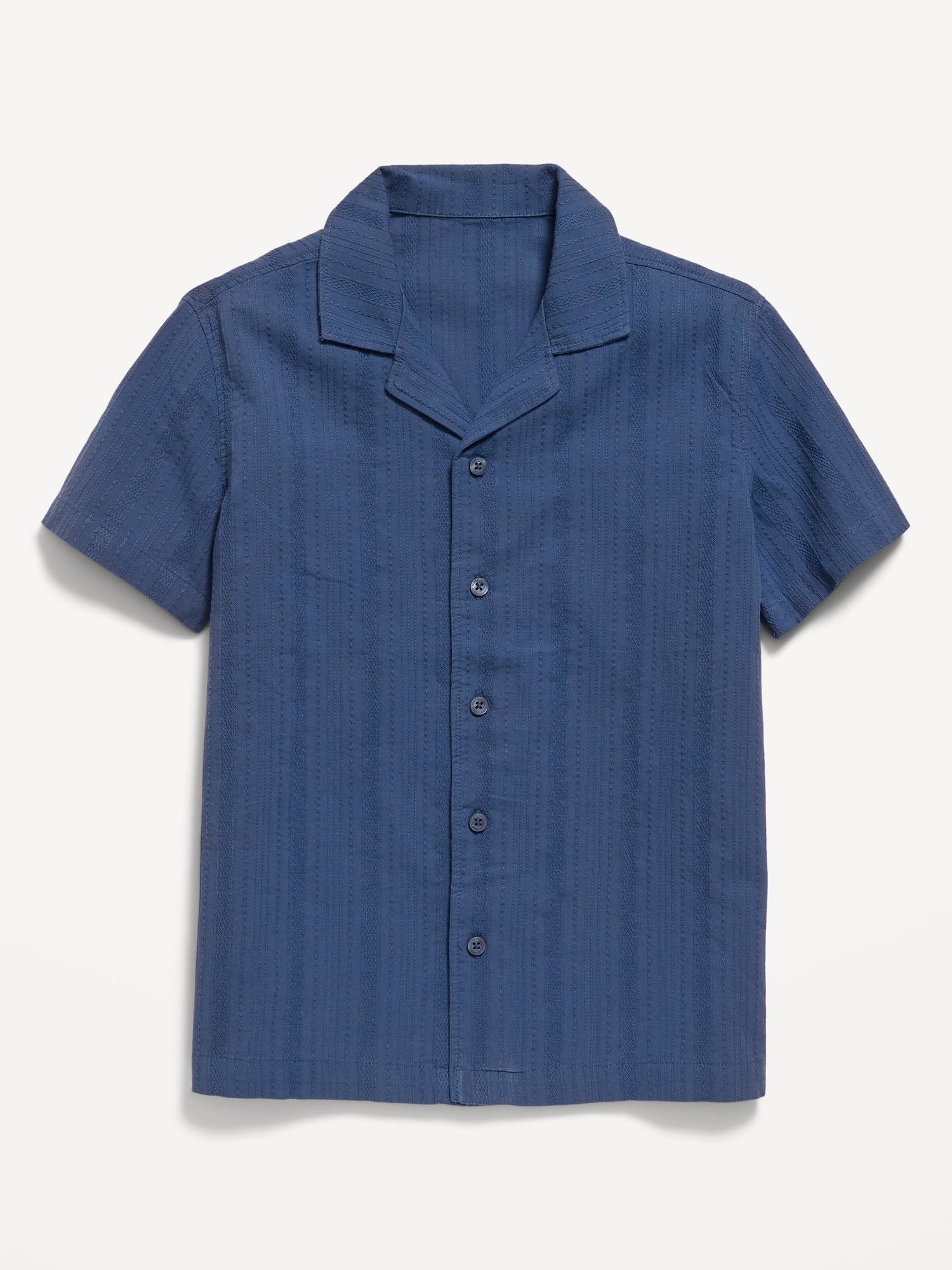 CHEMISE À BRODERIE ANGLAISE À MANCHES COURTES POUR GARÇON