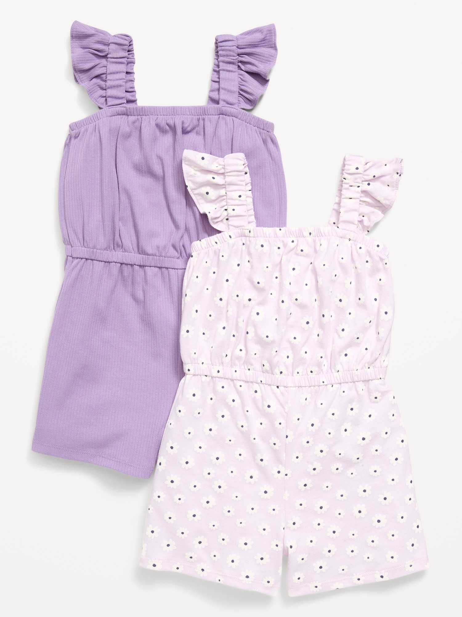 Sleeveless Romper 2-Pack for Toddler Girls