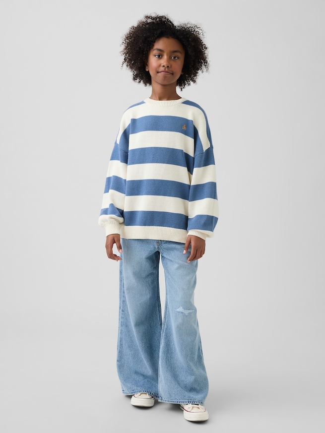 オーバーサイズ チュニックセーター (キッズ)-3