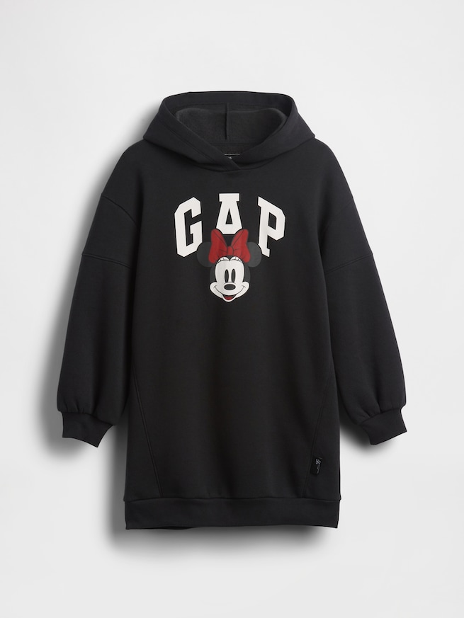 GapKids &times; ディズニー ミニーマウス オーバーサイズ パーカーワンピース-1