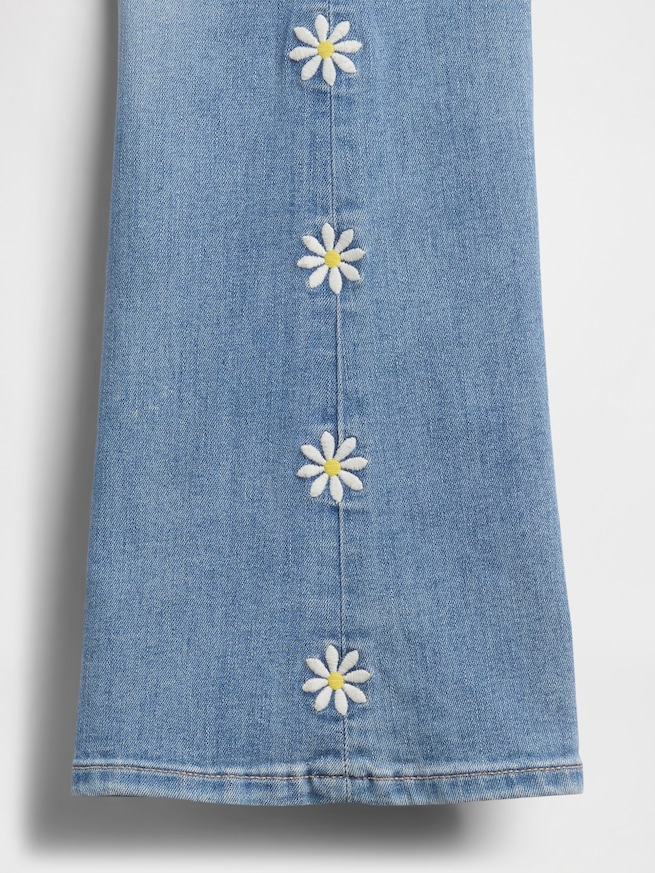 ハイライズ 刺しゅうワッペン '70s フレアデニム (キッズ)-4
