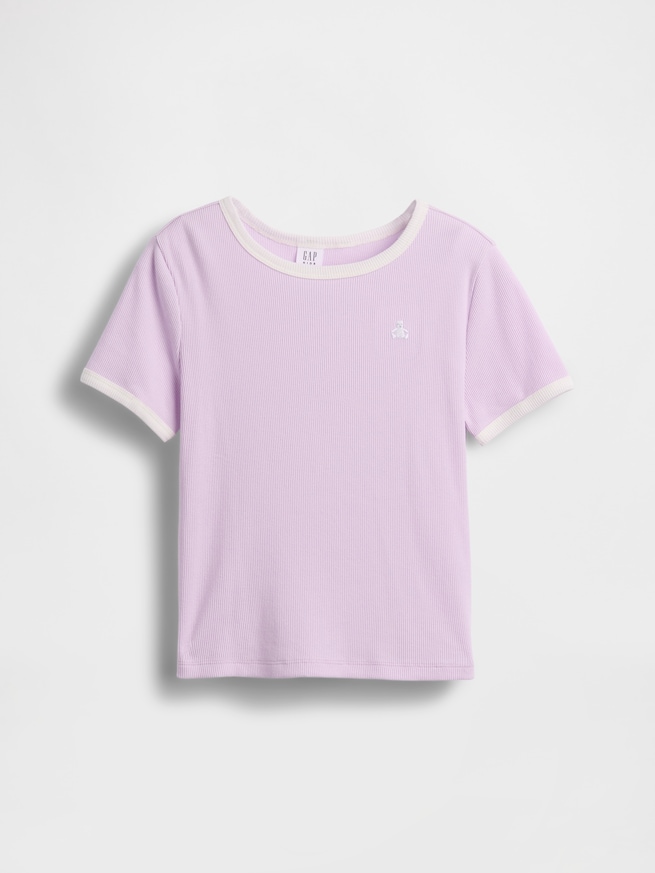 ブラナンベア リブ リンガーTシャツ (キッズ)-1