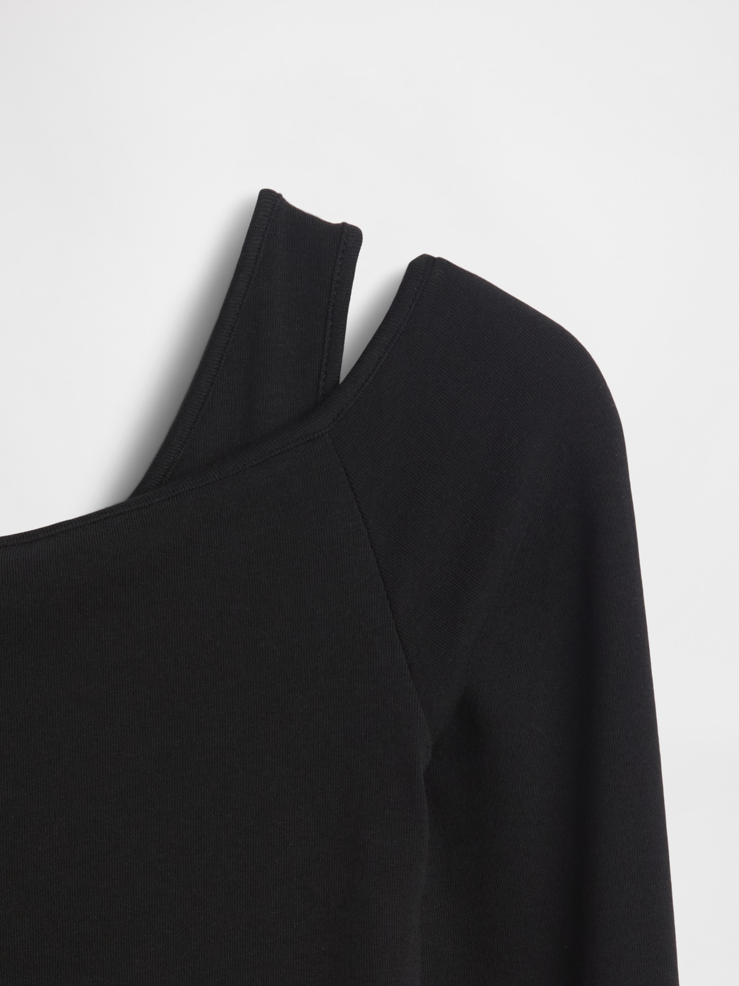 モダン オフショルダートップス-4